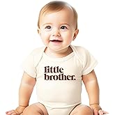 Olive Loves Apple Little Brother Bodysuit for Baby Boys Sibling Outfits