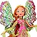 World of Winx - Dreamix Fairy Doll - Flora 28cm with Magical Robe