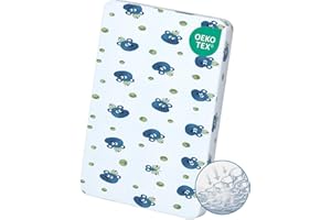 BRITEVO Pack and Play Mattress 38" x 26", Portable Playard Mattress, Soft Firm Premium Foam Pack N Play Mattresses, Odorless Breathable Comfort Baby Foam Playpen Mattresses (Physalis Alkekengi)