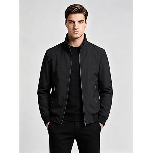 Men's Casual Solid-color Jackets Men's Jackets Men's Clothing Zipper Jackets Casual Sports Jackets