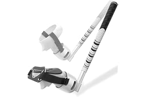 ANSHAWTIY VR Golf Club Handle Compatible with Oculus-Quest 3/2, 90 Degree Unblock Signal Aluminum VR Golf Club Attachment with 1:1 Molded Controller Adapter