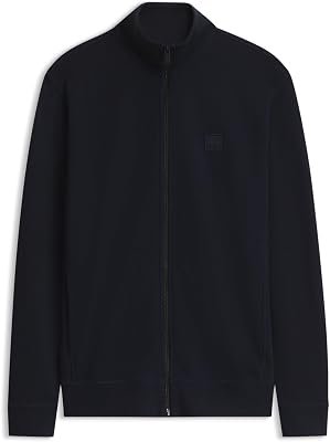 Hommes Zestart Veste zippée en Molleton de Coton avec Badge logoté