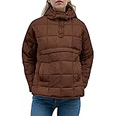 Flygo Womens Oversized Puffer Jacket Packable Quilted Pullover Jackets Hoodies Lightweight Padded Down Coat