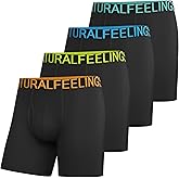Natural Feelings Athletic Mens Underwear Boxer Briefs for Men pack 2-4 Pack S M L XL XXL