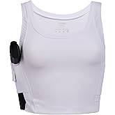 Lilcreek Women's Concealed Carry Crop Tank Tops,Undercover Handgun CCW Tactical Gun Holster Shirt Clothing