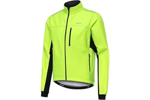 ARSUXEO Thermal Fleece Winter Cycling Jacekt for Men Windproof Insulated Bike Running Active Jacket
