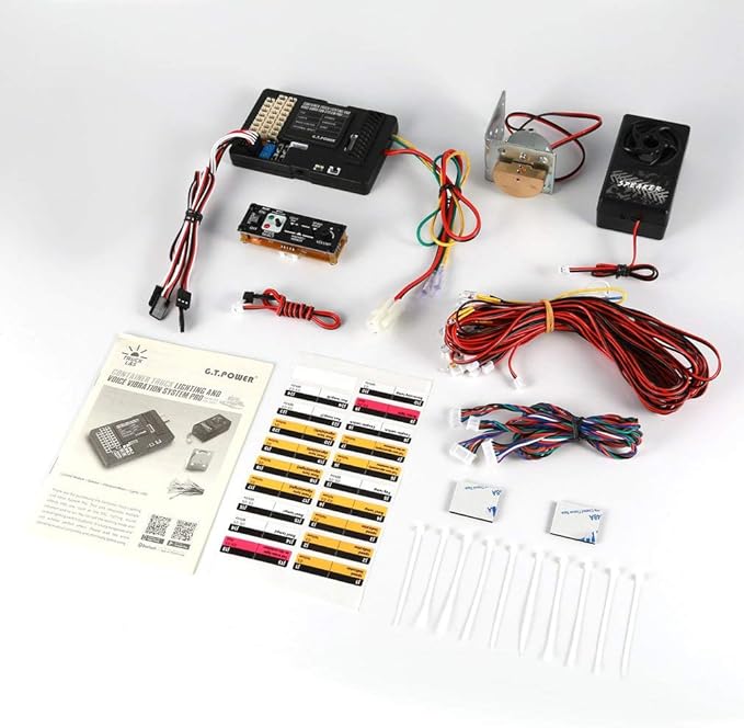 gt power container truck light and voice vibration system pro