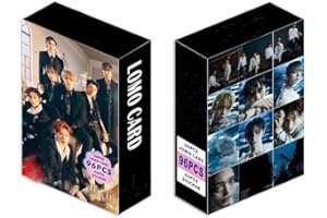 ShaoKun 96PCS EN-HYPEN 2025 New Photocard Sets,60PCS EN-HYPEN Lomo Cards and 36PCS Waterbottle Stickers Gift for Fan Collection (Black)