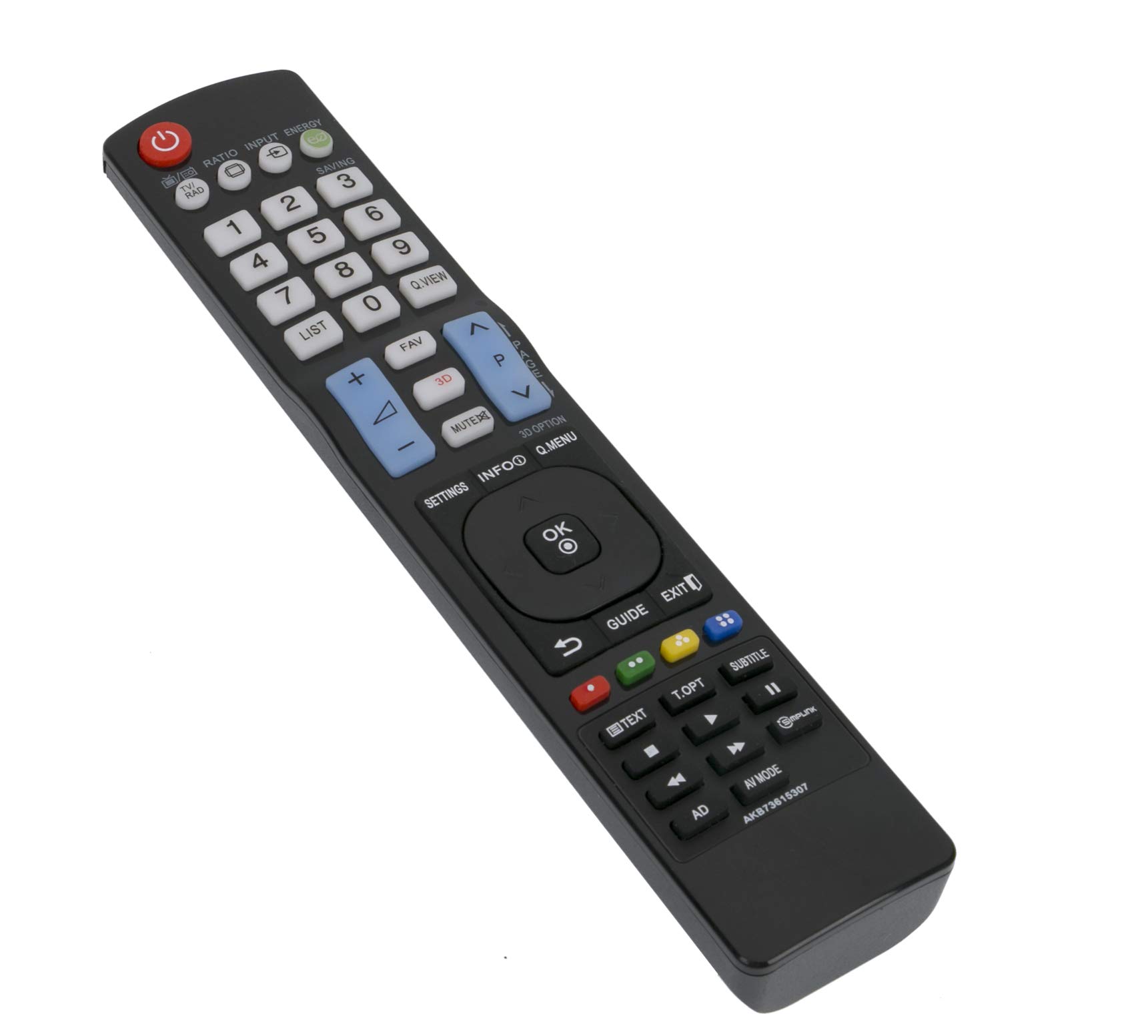 AKB73615307 Replace Remote Control - VINABTY AKB73615307 Remote Control Replacement for LG TV 55LM615S 32LM3400 32LM611S 37LM611S 42LM3400 42LM615S 47LM615S 55LM615S 37LS3400