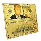 Donald Trump 100 Dollars Gold Foil Banknote For Collection Commemorative 45th President of USA