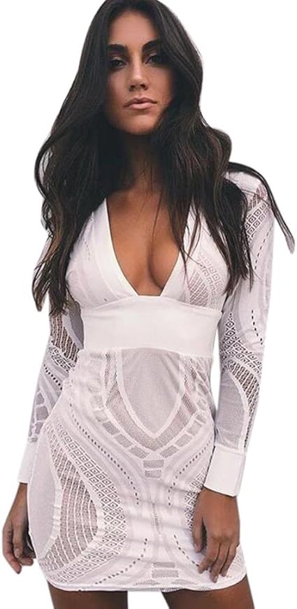 long white club dress