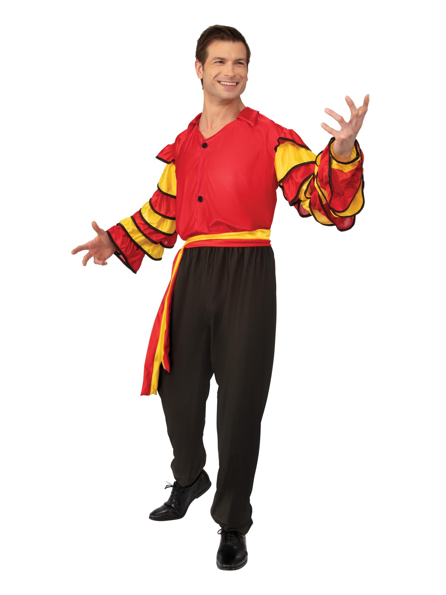 Bristol Novelty AC626X Rumba Man Costume (XL), Black, Red, Extra Large Halloween