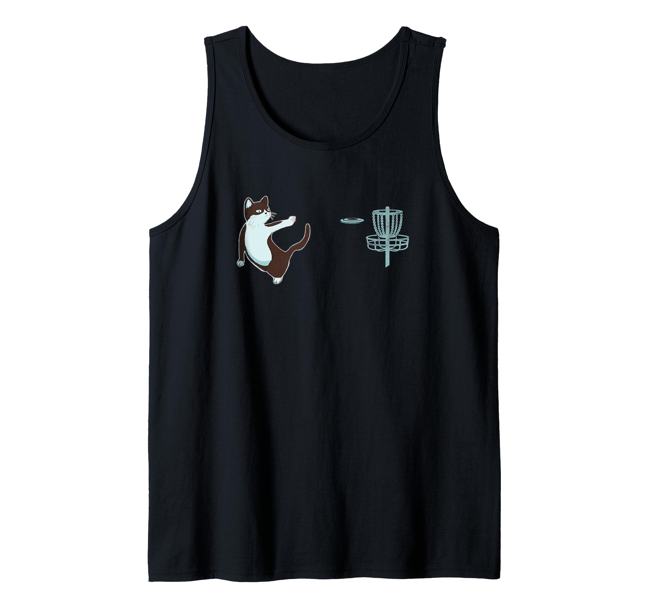 Disc Golf Cat Tank Top