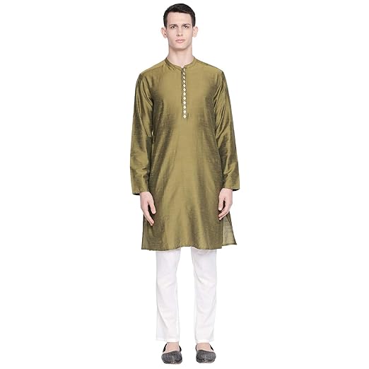 Men's Synthetic Kurta