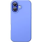 JETech Liquid Silicone Case for iPhone 16 6.1-Inch, Silky Soft Touch Full-Body Protective Phone Case, Anti-Scratch Shockproof Cover with Microfiber Lining (Ultramarine)