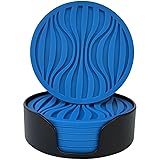 Silicone Coaster Set of 6 Pieces with Silicone Cup