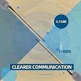 Retevis RHD771 Antenna SMA-M Dual Band VHF UHF 20W 38cm ABS view 6