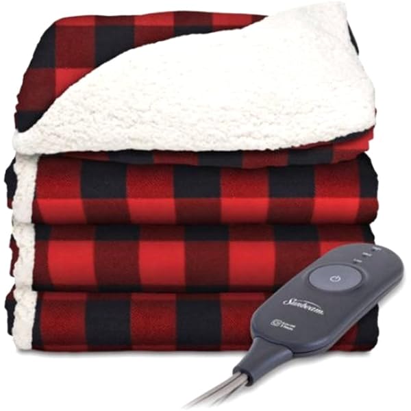 sunbeam electric throw blinking red light