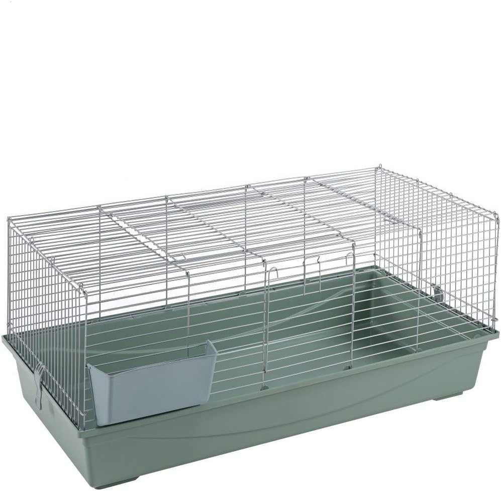 Little Friends Rabbit Cage, 120 cm, Silver, 120cm - Single - Silver, 120 cm L x 59 cm W x 50 cm H - Image 3