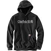 Carhartt mens Rain Defender®loose Fit Midweight Logo Graphic Sweatshirt