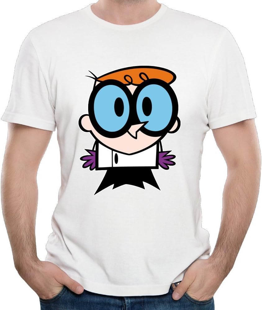 Dexter's Laboratory Anime Film Uniform Poster Men's Funny T Shirt