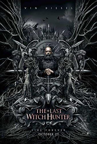 Amazon Com The Last Witch Hunter Movie Poster 27 X 40 Style B 2015 Unframed Posters Prints