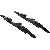 Scuba Choice Universal Diving Fin Straps with Quick Release Buckles &ndash; Adjustable Silicone &amp; Neoprene, Durable Fit for Most Fins - Ideal for Freediving &amp; Snorkeling (Pair - Black)