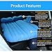 Car Travel Air Mattress Air Cushion Bed Multifunctional Mobile Inflatable Bed Cushion for Sleep Rest and Intimate Motion (Blue)