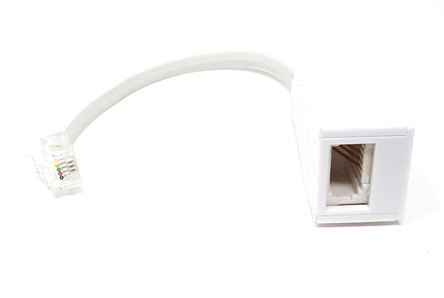 Câble D'extension Téléphonique BT Plat 4 Fils - 25 M Pour Téléphone Fixe UK