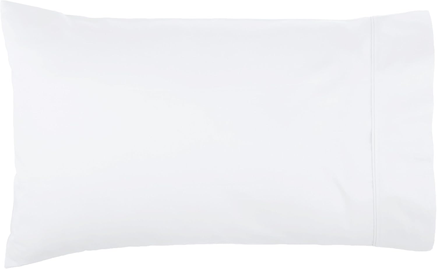Basics 400 Thread Count Cotton Pillow Cases, King, Set of 2, White: Home & Kitchen