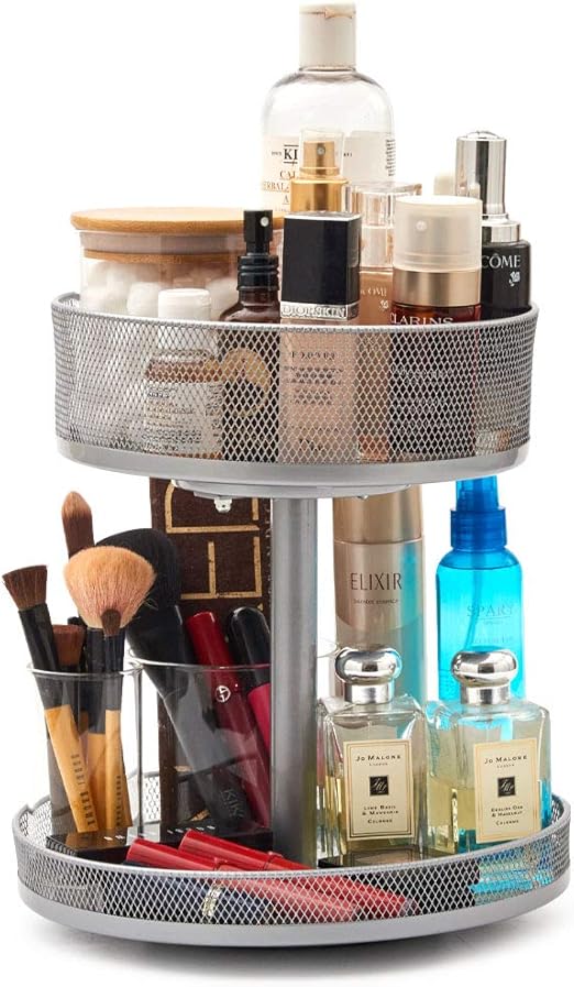 Amazon Com Ezoware 2 Tier Spinning Organizer Multifunctional