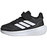 adidas Baby Run Falcon 5 Elastic Lace & Strap Shoe