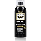 EBIN NEW YORK Wonder Lace Bond Melt Aerosol Spray, 2.7 Fl Oz | Extra Firm Hold, with Rose Water &amp; Biotin, Sweat Resistant, Vitamin E &amp; Silk Protein, Long Lasting