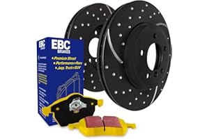 EBC S5KF1454 Stage-5 Superstreet Brake Kit, BLACK