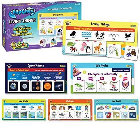 Primary Concepts AA4308 FlipChex Special: Science (Set of 6)