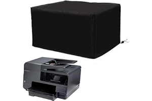 Printer Dust Cover Compatible with Brother DCP-L2550DW and Brother MFC-L2750DW Laser Printers Black Oxford Anti-Static Water 