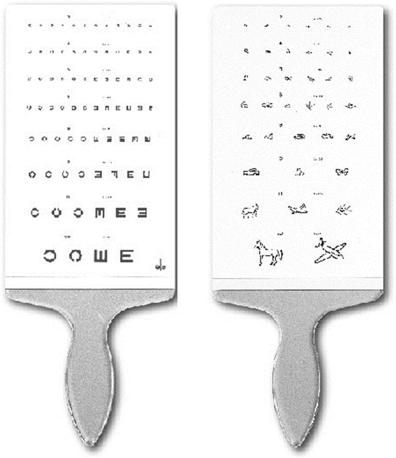 Parinaud HandHeld EyeTest Charts for Illiterate Patients Amazon.co