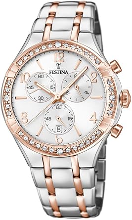 Festina Reloj Cronógrafo para Mujer de Cuarzo con Correa en ...