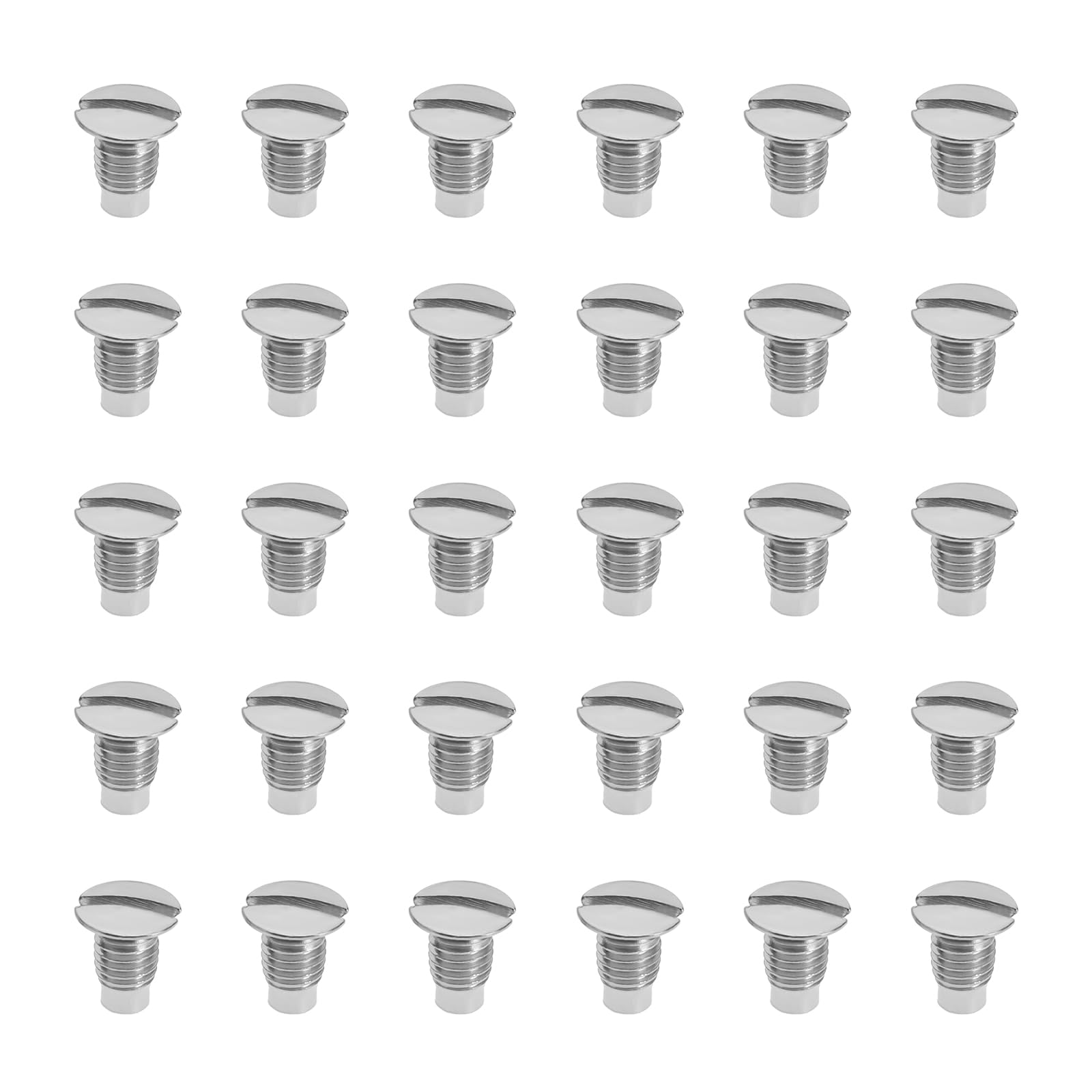 VGOL 50pcs Needle Plate Screws Round Head Fastening Screw Industrial Sewing Machine Accessories Flat Turning Metal Screw Compatible with Brother