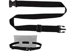 Nylon Strap with Quick-Release Buckle, 100x3.2cm/39.37x1.26in Black Adjustable Shoulder Strap for Wearable Outdoor Bag Hiking