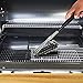 The Cleanest Grill by RME Grill Brush BBQ Accessories | Stainless Steel Heavy Duty Barbecue Cleaning Tools With Bristol Scraper By RME