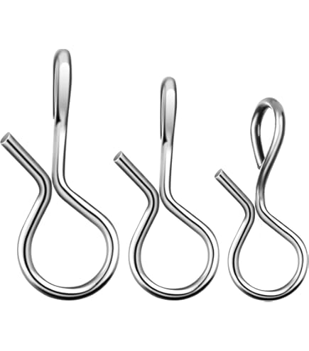 150-Pack Fly Fishing Snaps - Stainless Steel Quick Change Clips, 5 Sizes (XS To XL) For Lures & Flies