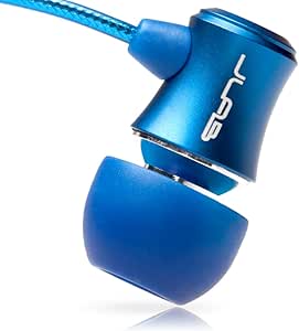 JBuds J3 Micro Atomic In-Ear Earbuds Style Headphones with Travel Case (Electric Blue) (Discontinued by Manufacturer)
