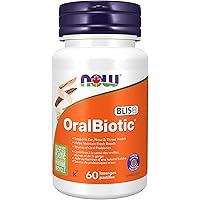 NOW Supplements, OralBiotic, Developed for Adults & Children, Strain Verified, 60 Lozenges