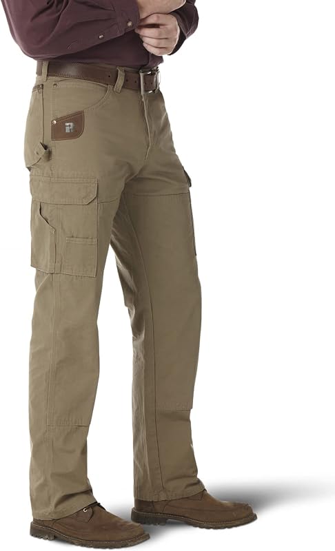 Riggs Workwear Ranger - Pantaloni da Lavoro da Uomo, Corteccia, 42W x 36L