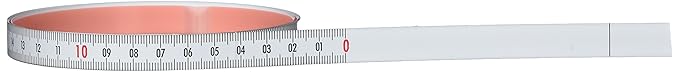 RICHTER SK725WSA/1M Maßband selbstklebend Skala von rechts nach links 1 m