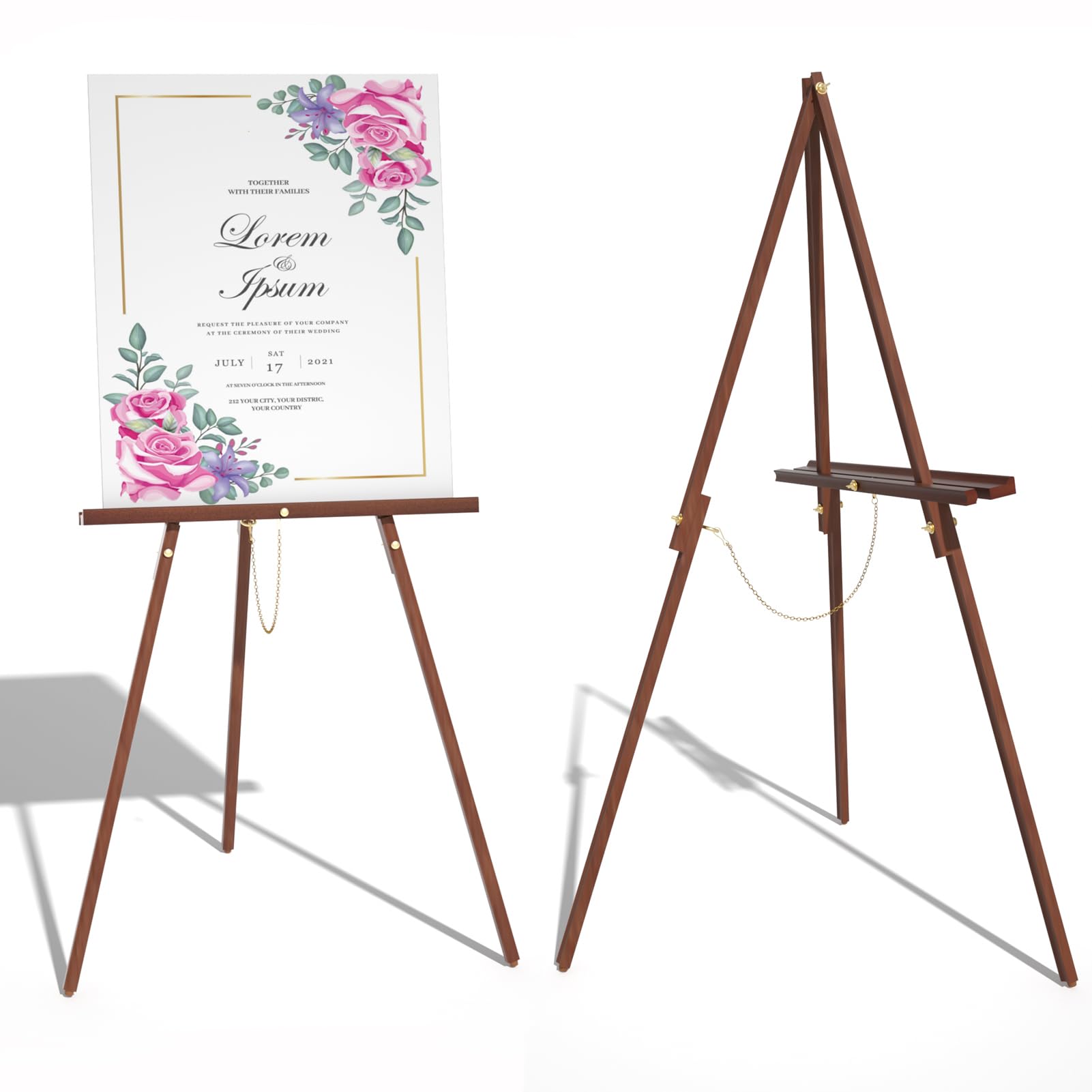 XvmeiMym Wooden Art Easel Stand - 63