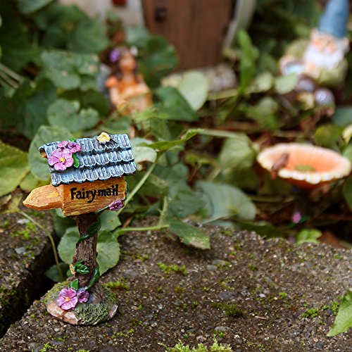 NW Wholesaler Fairy Garden Supply - Fairy Furniture Collectibles - "Fairymail" Mailbox - Thumbnail 4