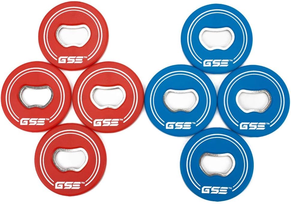 GSE Games & Sports Expert Set of 8 Replacement Washers with Bottle Opener for Washer Toss Pitching Lawn Game