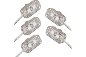 Replacement Lights for Inflatables|LED Module, Waterproof 5led Inflatable Light Strip, Plastic Small LED Light with 9.8ft Cab